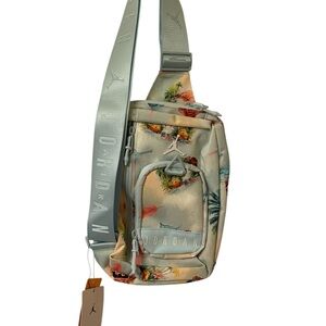 Nike Air Jordan 23 Sling Bag Blue Tropical Messenger Jumpman - NWT *